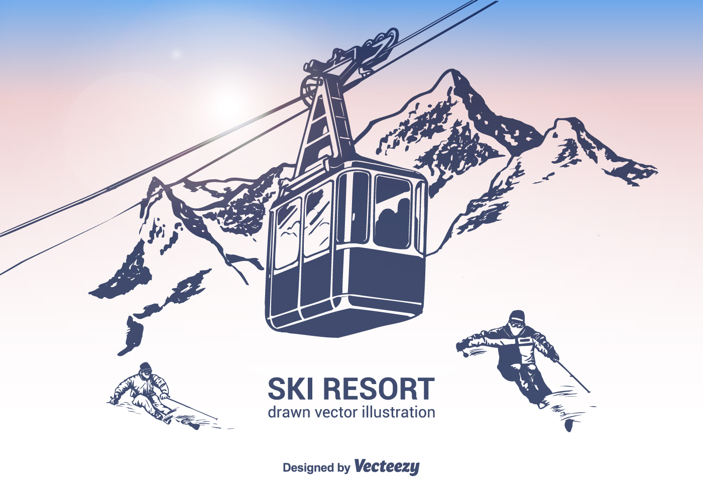 Ski Sketch Vector Art, Icons, and Graphics for Free Download