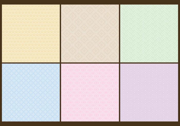 Pastel Color Patterns vector