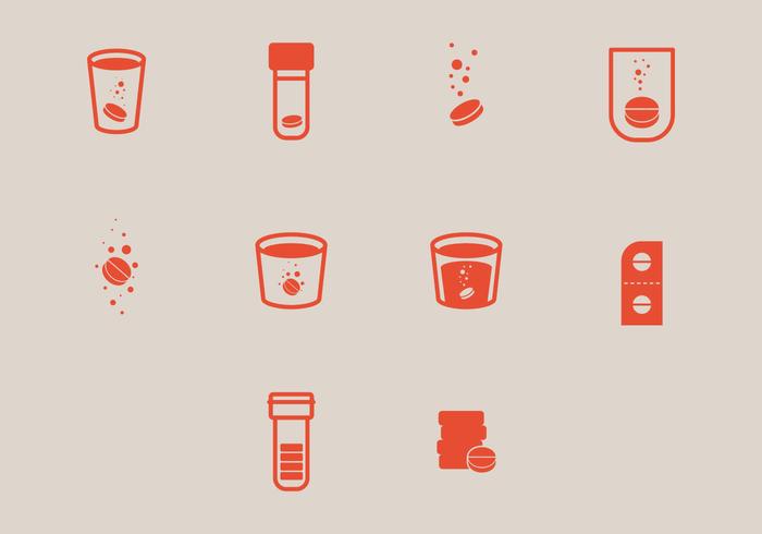 Simple Effervescent Icon Vectors Simple Effervescent Icon Vectors