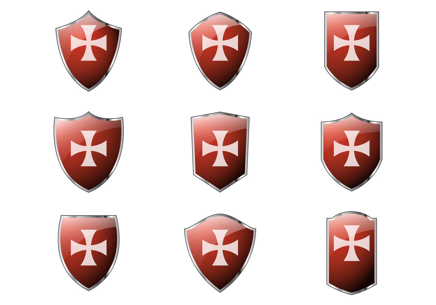 Free Templar Shield Vectors 117188 Vector Art at Vecteezy