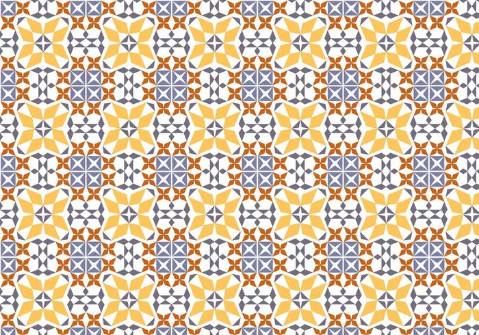 Portuguese Tile Vector Pattern