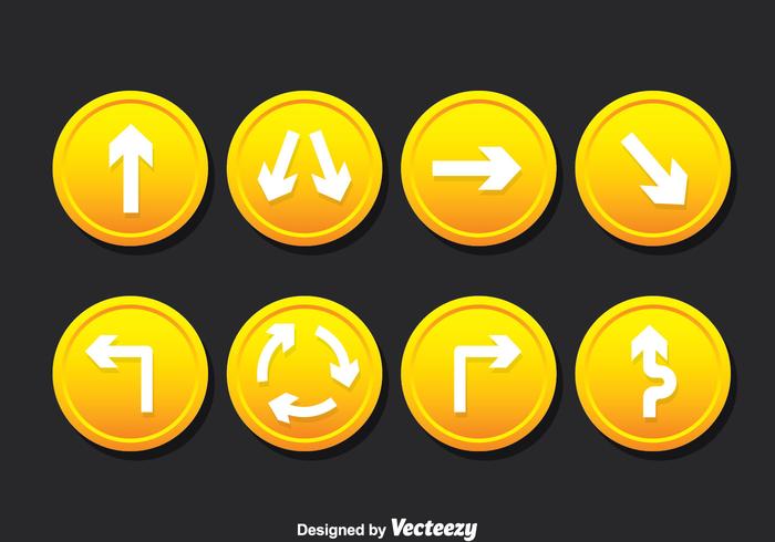 Road Signs Vector Set