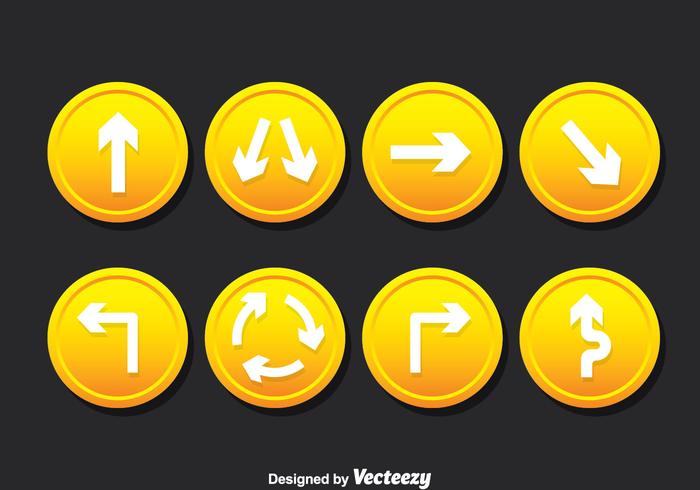 Road Signs Vector Set