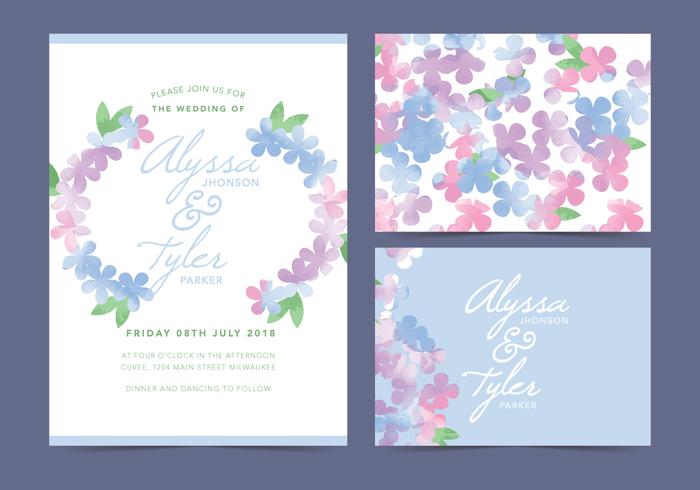 White Floral Vector Wedding Invite White Floral Vector Wedding Invite
