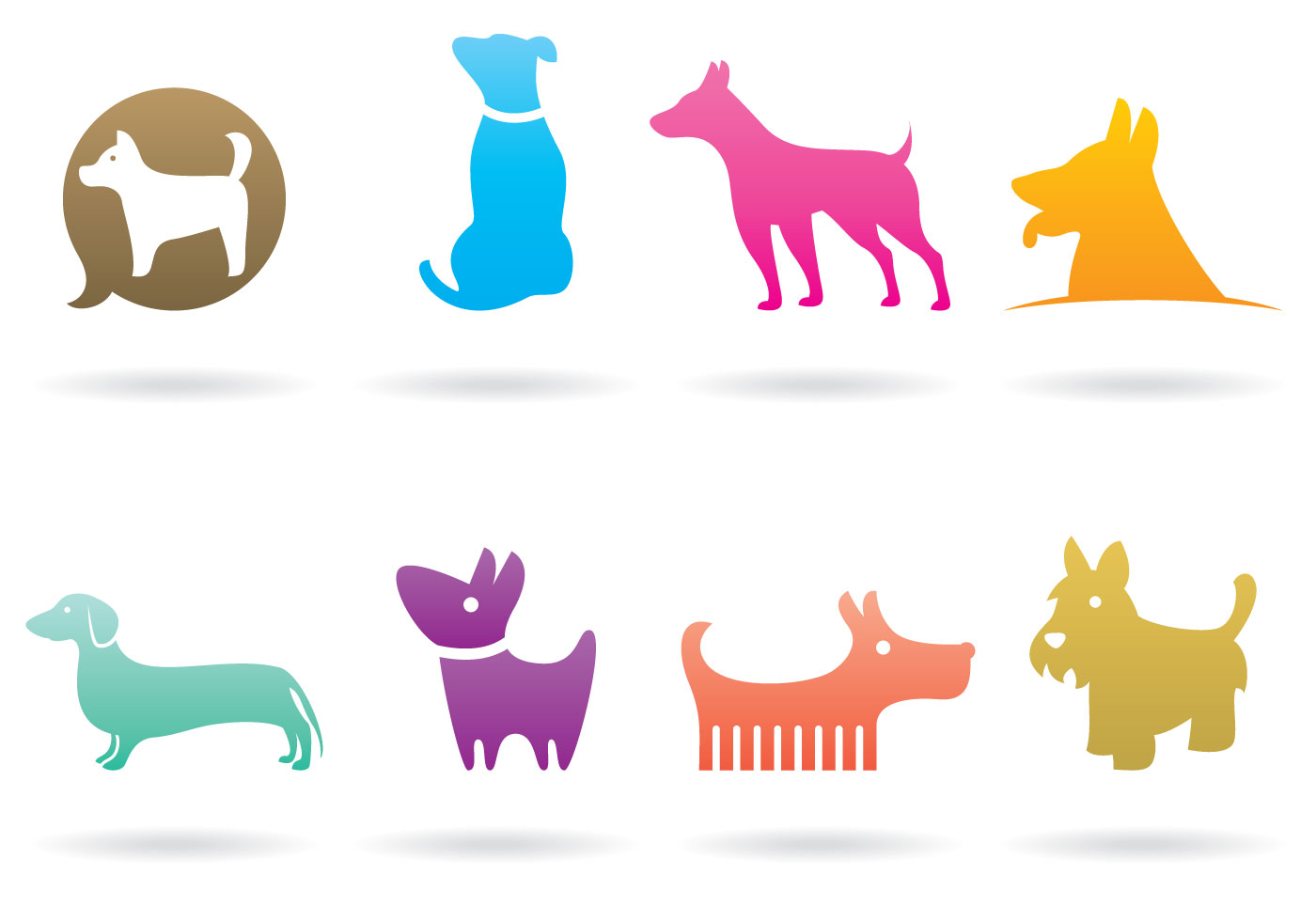 free dog logo clip art - photo #40