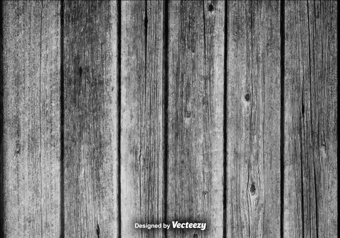 Realistic Vector Gray Hardwood Planks Background