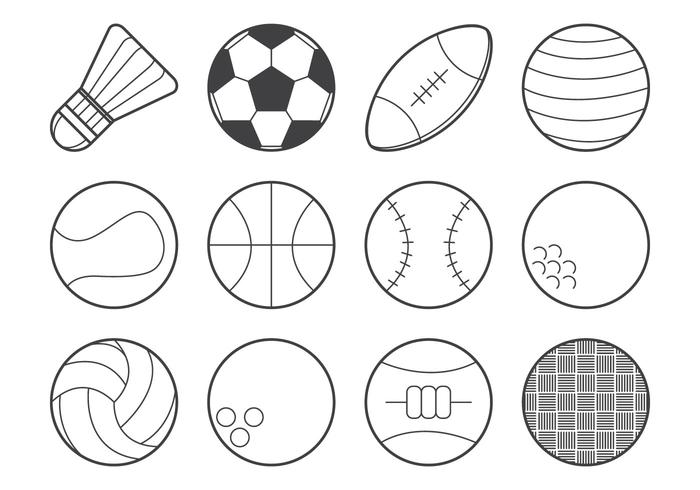 Sports Ball Icon Vector