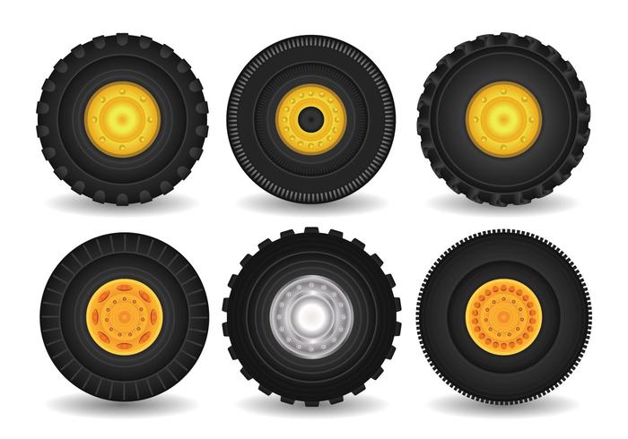 Tractor Tire Vector