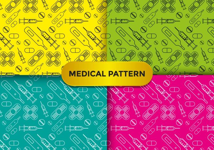 Colorful Medical Pattern Vectors