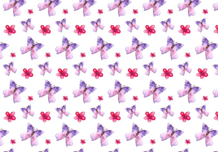 Free Vector Watercolor Papillion Background Free Vector Watercolor Papillion Background