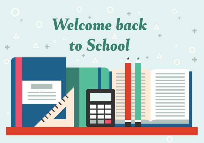 Free Back to School Vector Illustration