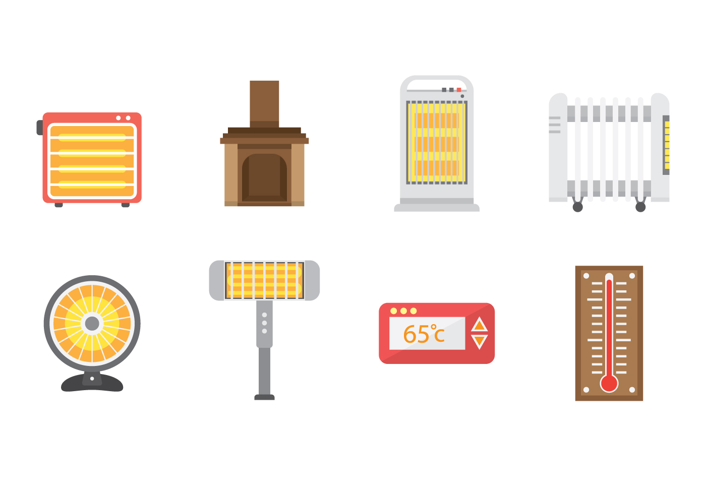 Free Heater Vector 117433 Vector Art at Vecteezy