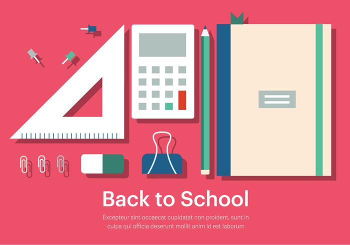 Free Back to School Vector Illustration Free Back to School Vector Illustration