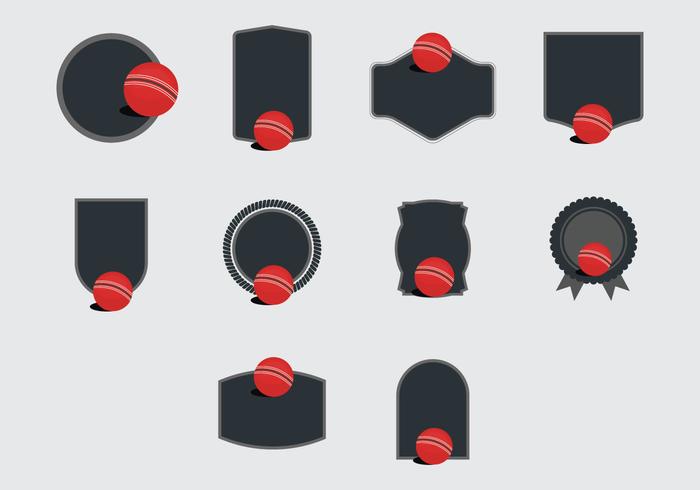 Lawn Bowls Template Badge Vector Set Lawn Bowls Template Badge Vector Set
