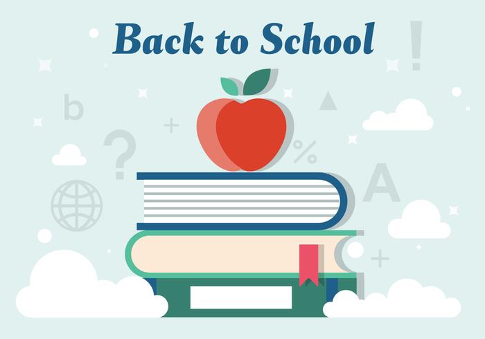 Free Back to School Vector Illustration