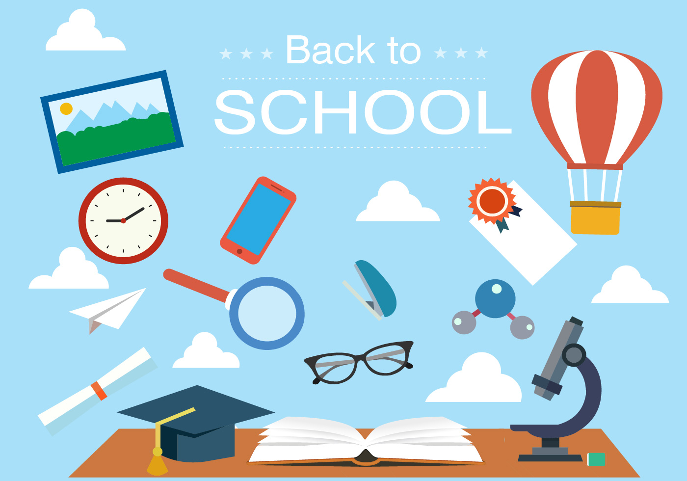 back to school vector clipart - photo #7