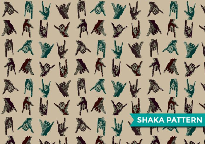 Shaka vector patrón moderno