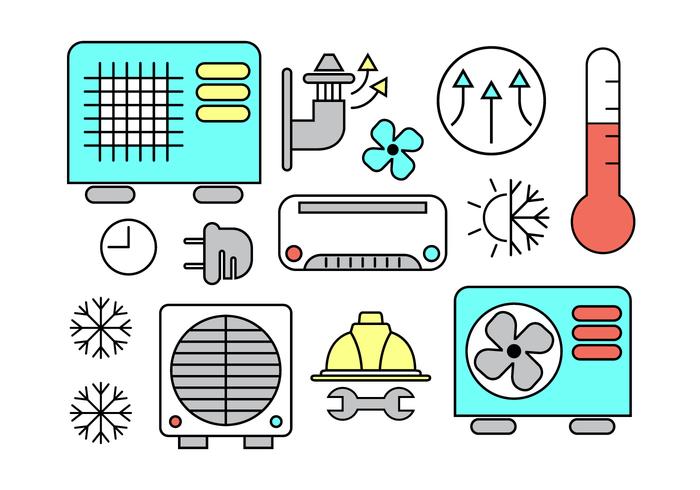 HVAC Vector Icons