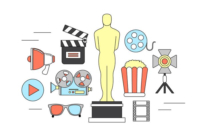 Movie Vector Elements Movie Vector Elements