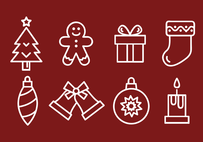 Free Christmas Icons Vector