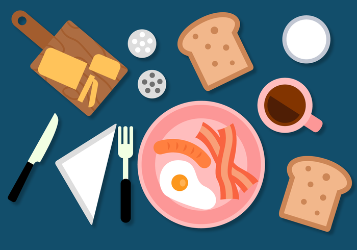 Free Breakfast Vector