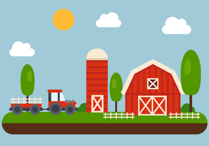 Vector de granja gratis