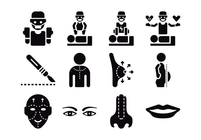 Plastic Surgery Icons Plastic Surgery Icons