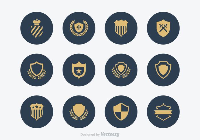 Free Vector Blason Set