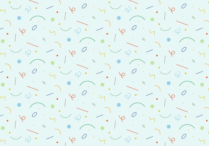 Colorful Outline Pattern Colorful Outline Pattern
