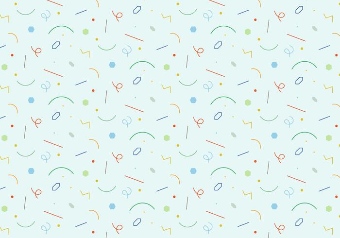 Colorful Outline Pattern vector