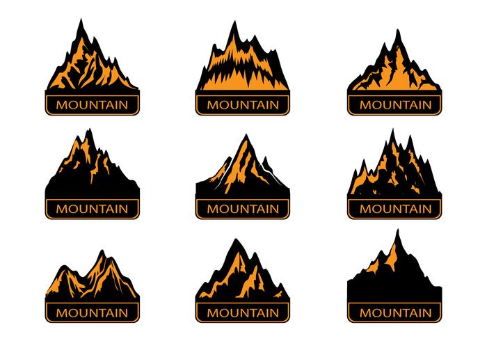 Mountains Landmark Silhouette Mountains Landmark Silhouette