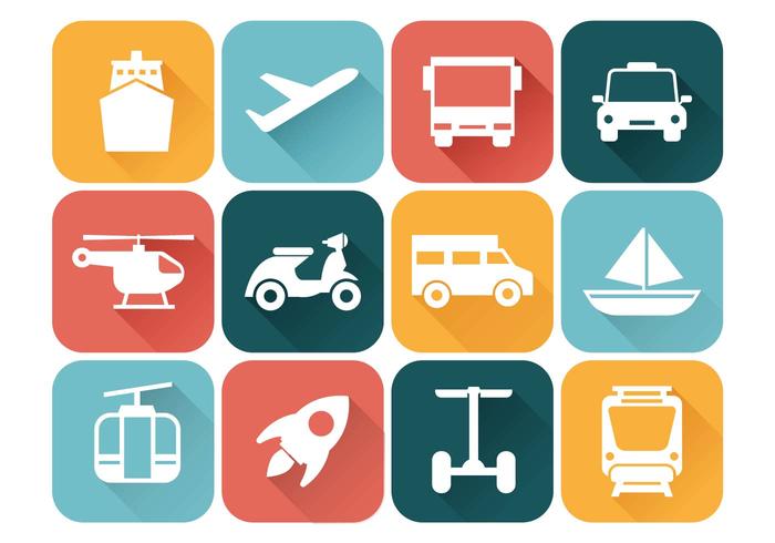 Transportation Icons Vector