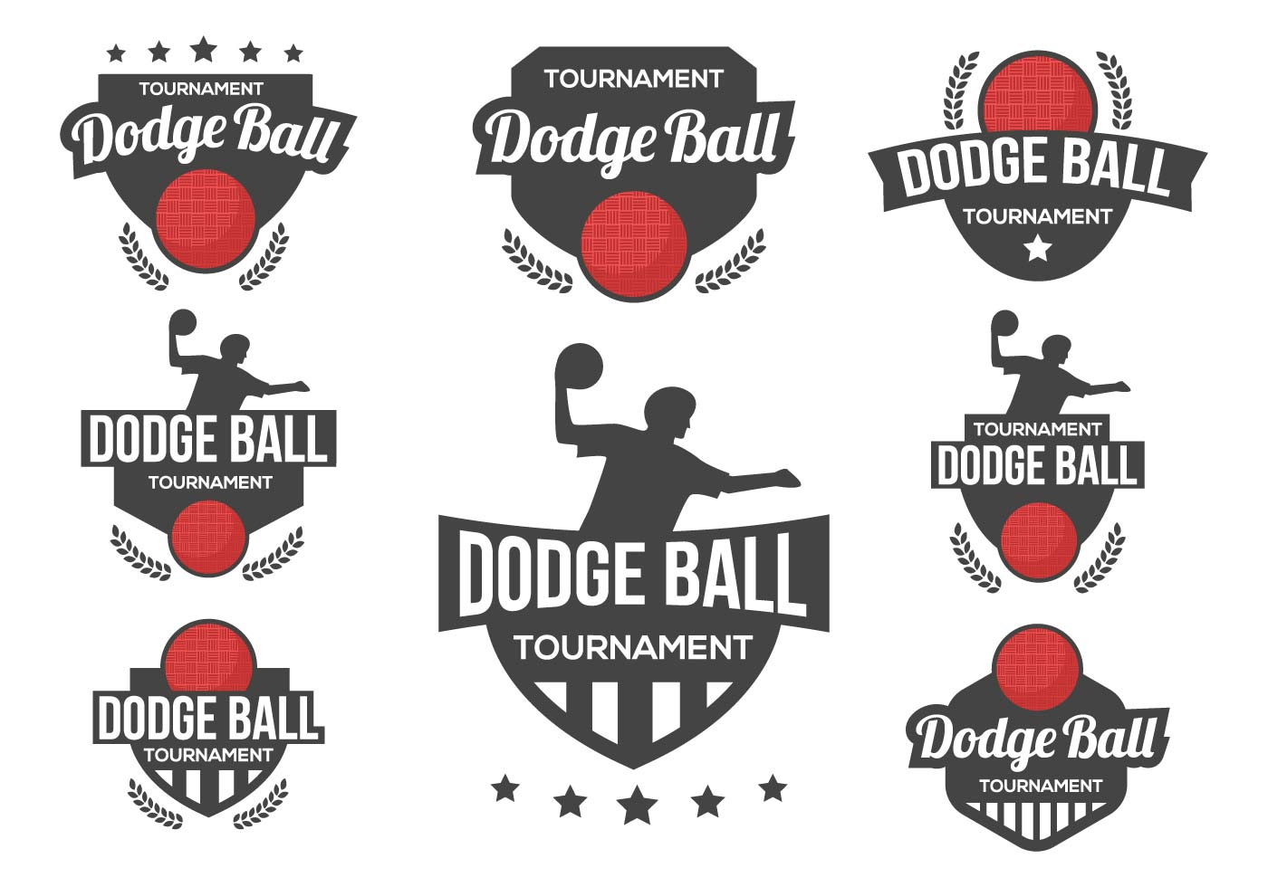 Dodge Ball Logo Vector Download Free Vector Art, Stock Graphics & Images