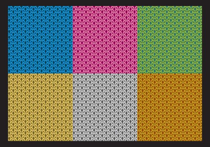 Colorful Chainmail Patterns vector