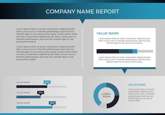 Free Annual Report Vector Presentation 18