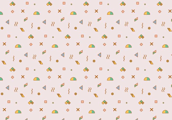 Outlined Geometric Pattern vector
