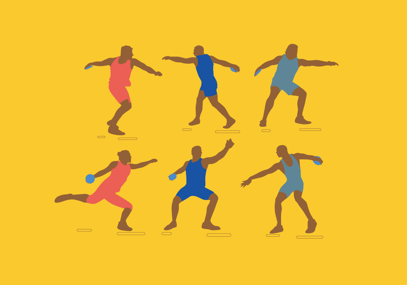 Discus Thrower Vector 117856 Vector Art at Vecteezy