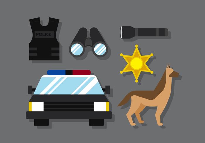 Vector de la policía