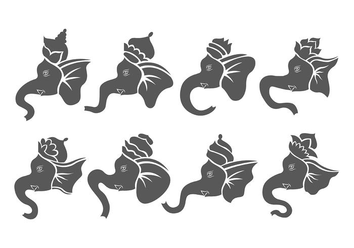 Ganesh Vector Icon Pack