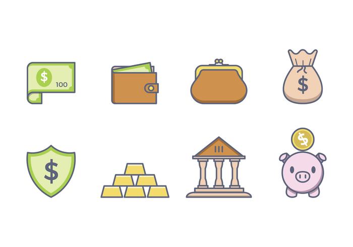 Money Icons vector