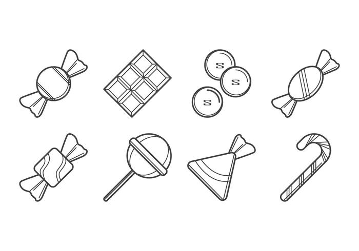 Vectores gratis de Candy Icon