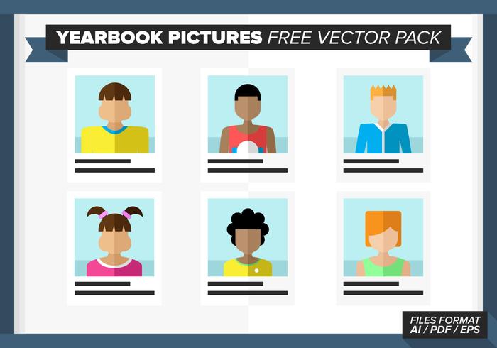 Yearbook Pictures Free Vector Pack Yearbook Pictures Free Vector Pack