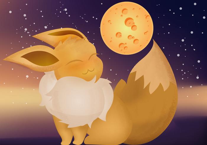 Vector evee pokemon