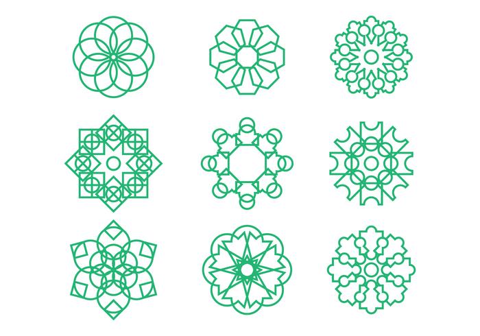 Free Arabesque Graphic Ornament Vectors Free Arabesque Graphic Ornament Vectors