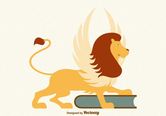 Free Vector Winged Lion