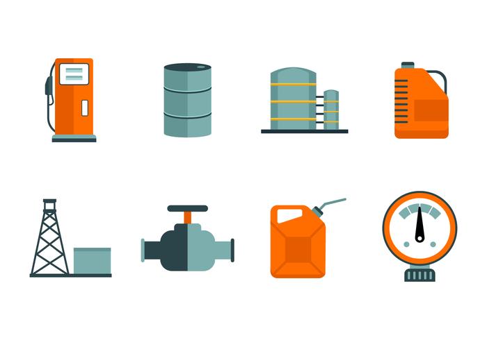 Free Oil and Petrol Industry Icon Vectors Free Oil and Petrol Industry Icon Vectors