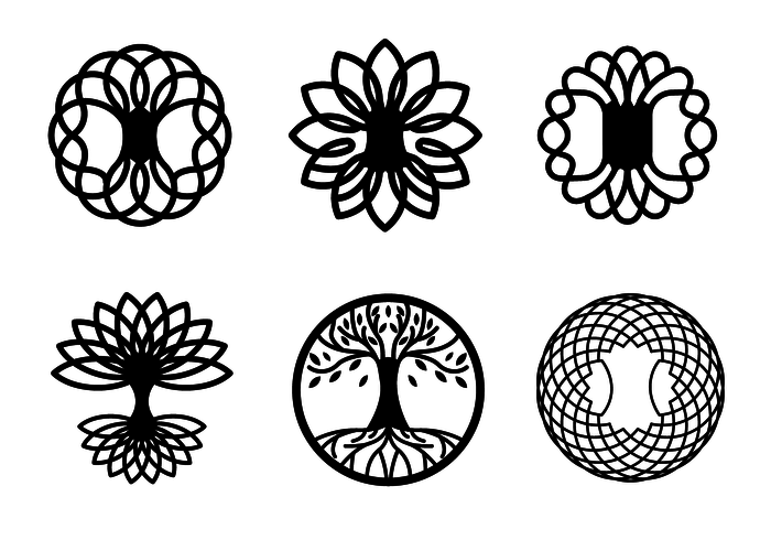 Free Celtic Tree Vectors