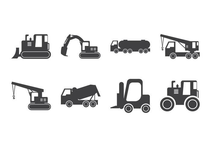 Construction Vehicle Vectors Vector Art & Graphics