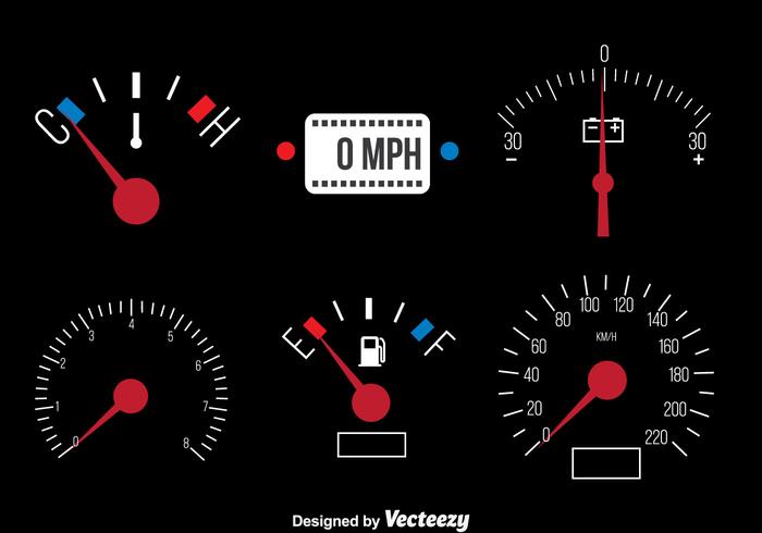 Car Dashboard Vector