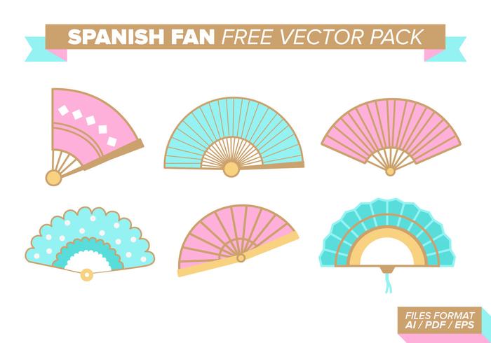 Spanish Fan Free Vector Pack Spanish Fan Free Vector Pack